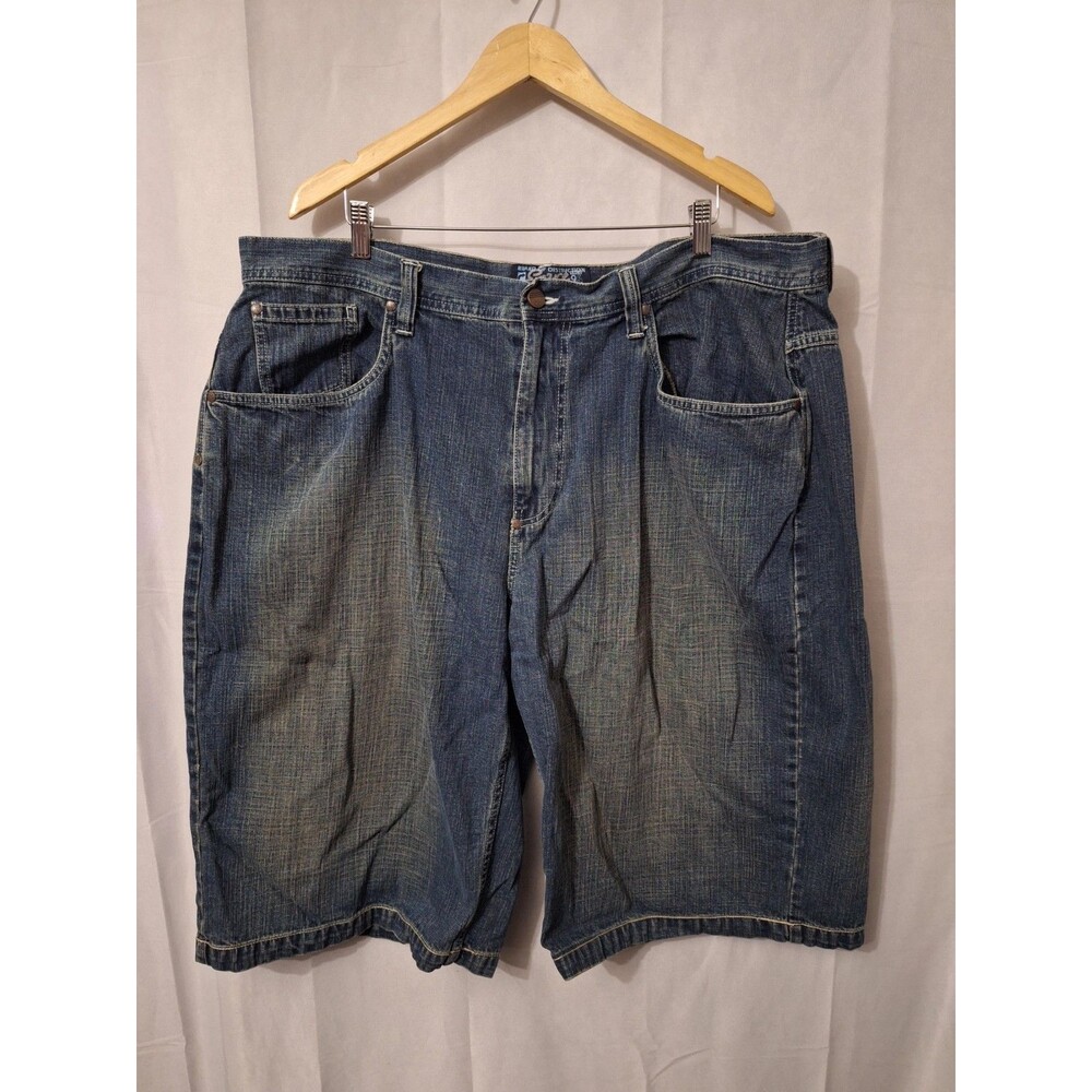 Vintage Y2K ENYCE Baggy Denim Jean Shorts Jorts Mens Sz 44 Skater Grunge Hip Hop